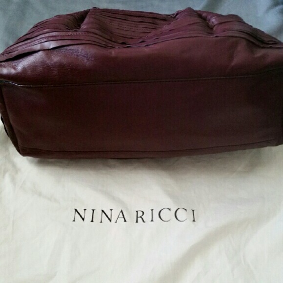Nina Ricci Burgundy Large Tote Bag - Picture 3 of 4