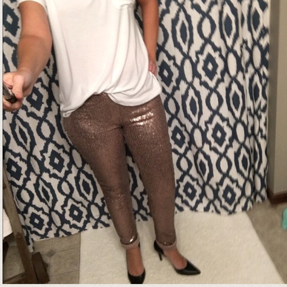 Sequin leggings