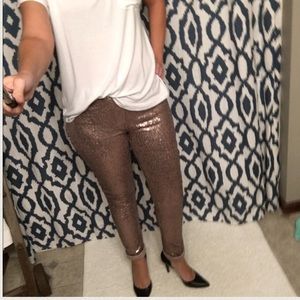 Sequin leggings