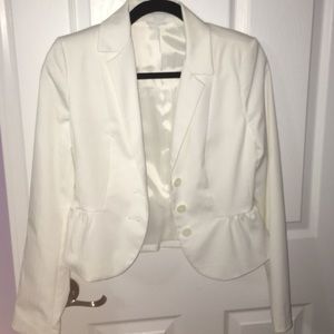 Express White Blazer