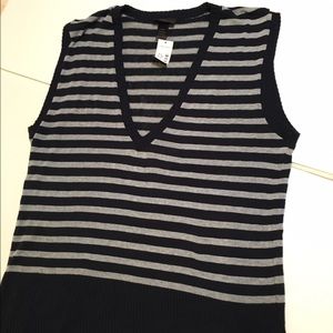 Striped Sweater Vest! NWT