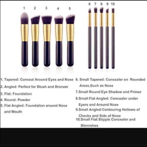 High quality 10pcs Makeup brushes - Picture 4 of 4