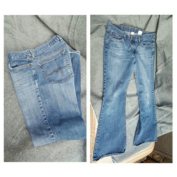 LUCKY BRAND Boot Cut Dungarees