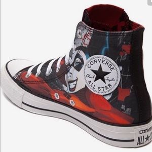 joker and harley quinn converse shoes