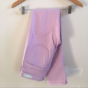 AG Stevie Ankle Lilac Denim