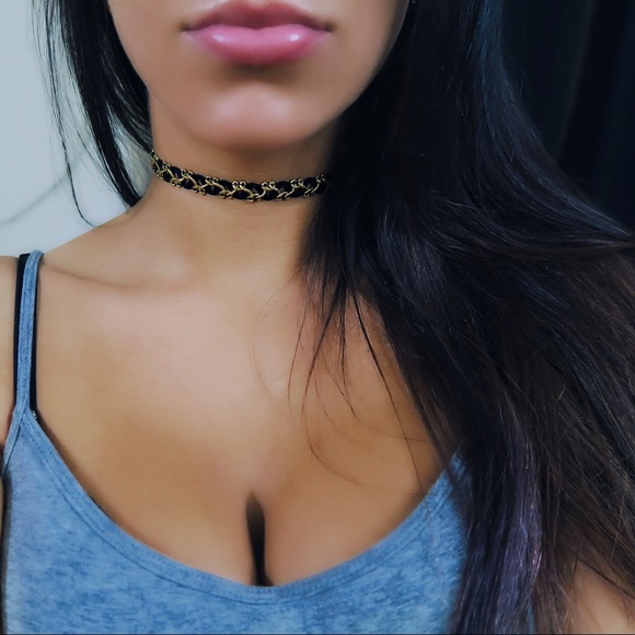 Jewelry - Black & Gold Choker Jewelry - Black & Gold Choker