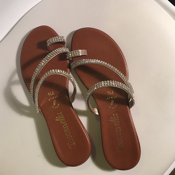 Toscanella sandels new worn once