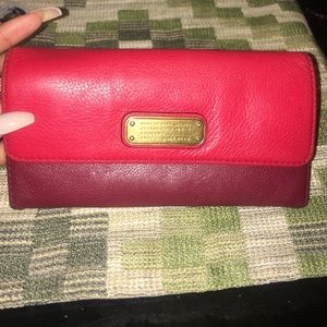 Red leather Marc Jacobs wallet