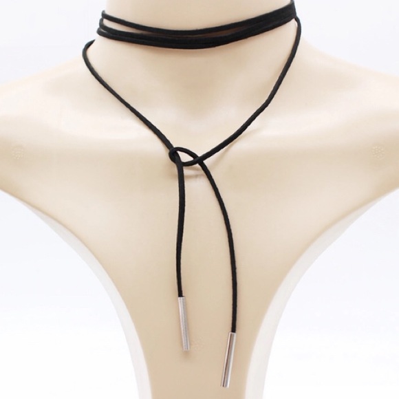 Wrap tie choker