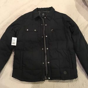 Volcom medium weight black jacket