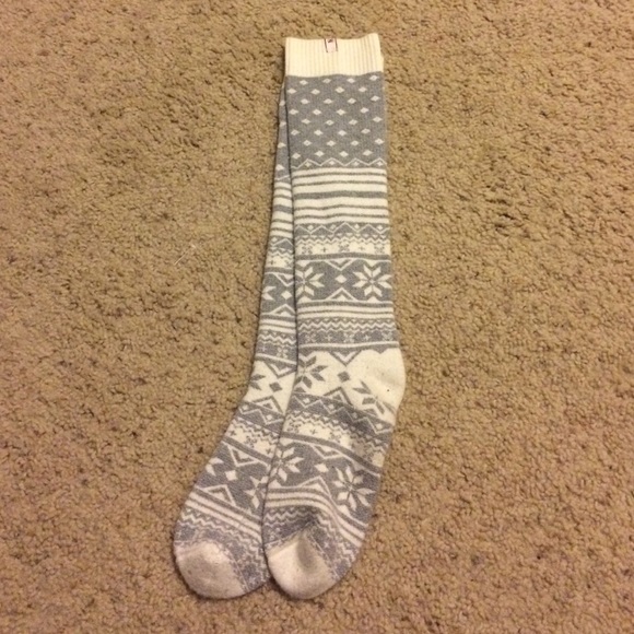 Thick knee high socks