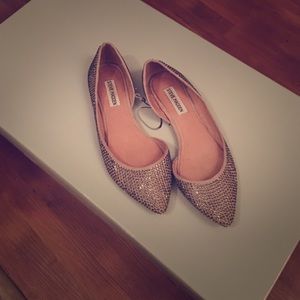 Steve Madden glitter flats