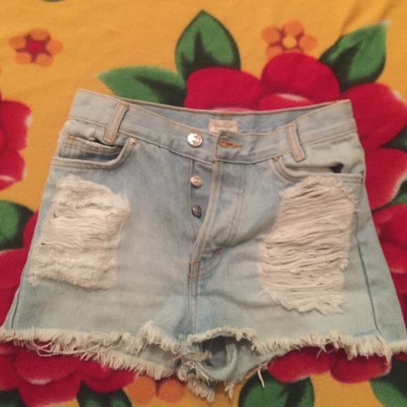 Jean shorts (brandy) - Picture 1 of 3