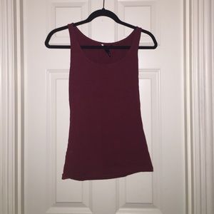 Maroon tank top