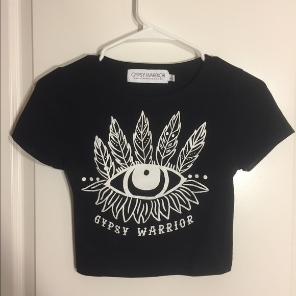Gypsy Warrior Black Crop Top