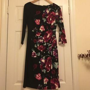 LAUREN Ralph Lauren ruched floral dress