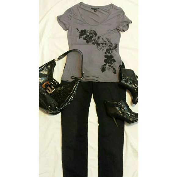 Banana Republic Dressy T in Dusty lavender -GUC