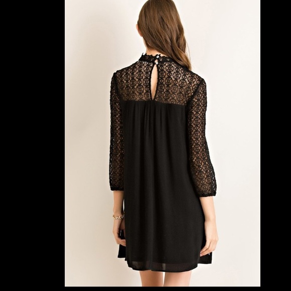 Embroidered lace detailed dress - Picture 3 of 4