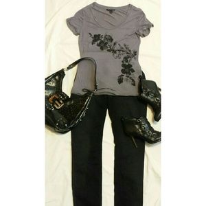 Maurices Jegging in Black - EUC