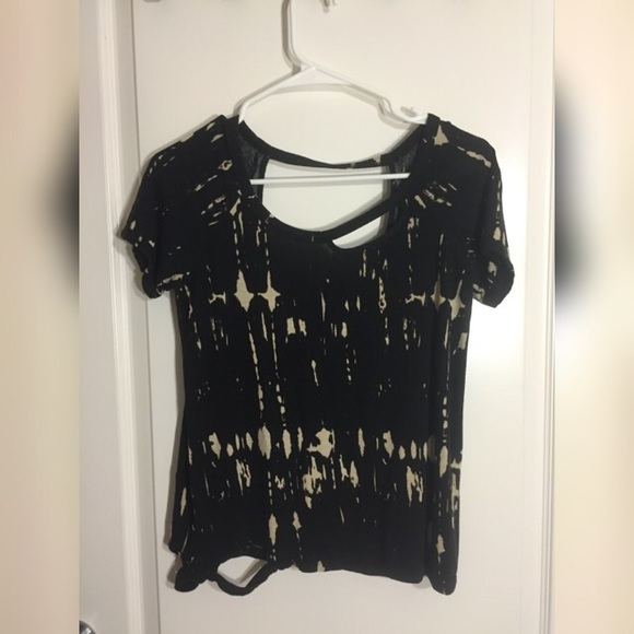 Soprano Tie Dye Cutout T-Shirt