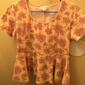 Forever 21 Peplum Shirt