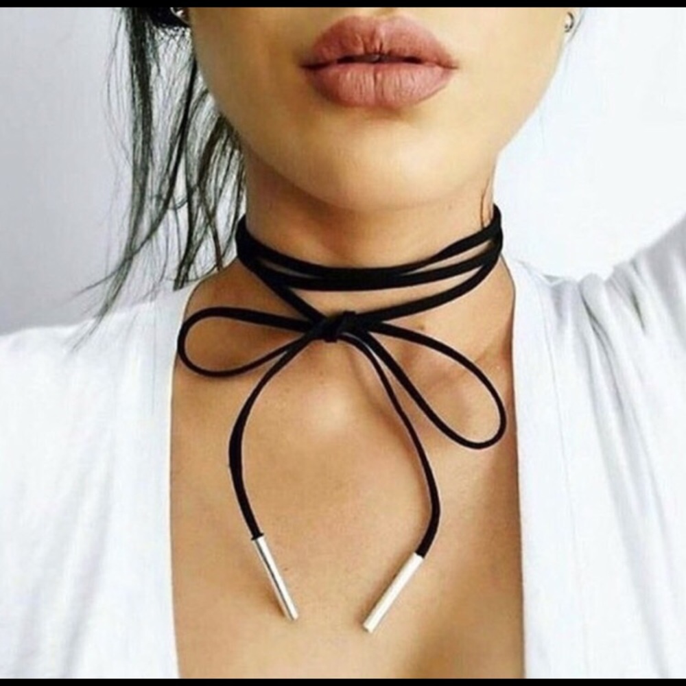 Three Colors Wrap Necklace - Picture 4 of 8