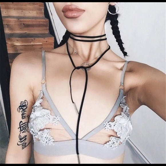 Three Colors Wrap Necklace - Picture 3 of 8