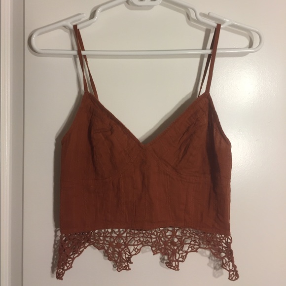 Free People Crochet Crop Top