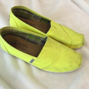 yellow bobs shoes