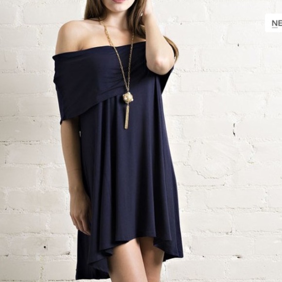 🎂 Anniversary Sale 🎂 Off the Shoulder Knit Tunic - Picture 2 of 2