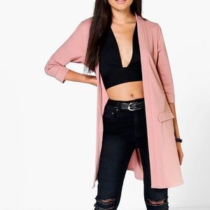 WORN ONCE ROSE DUSTER JACKET