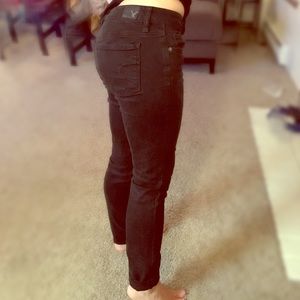 American Eagle black skinny jeans