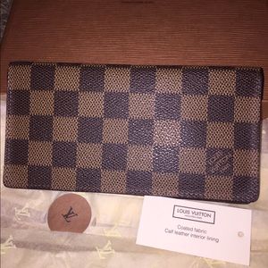 Louis Vuitton Damier Check book