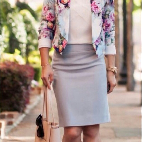 J.Crew Double Serve Cotton Pencil Skirt Size 2