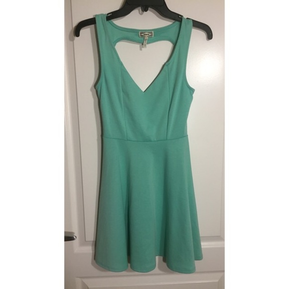 Skater Dress with Heart Cutout