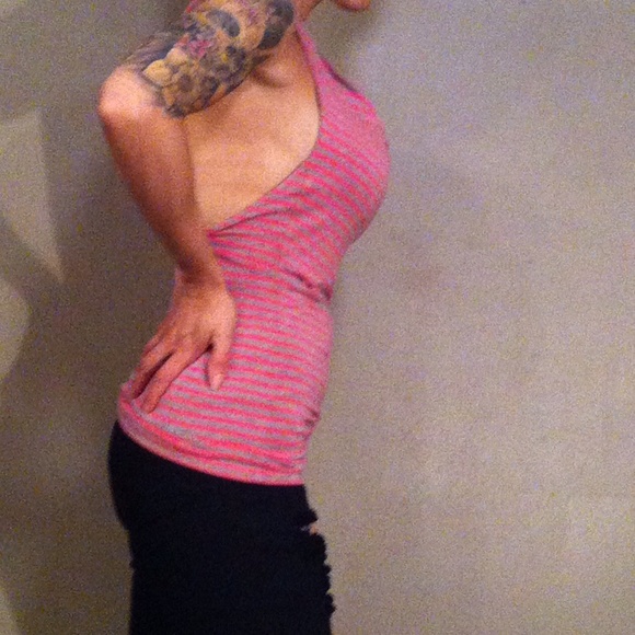 🥀DONATING 9/20 Strappy Back Striped Tank - Picture 3 of 3