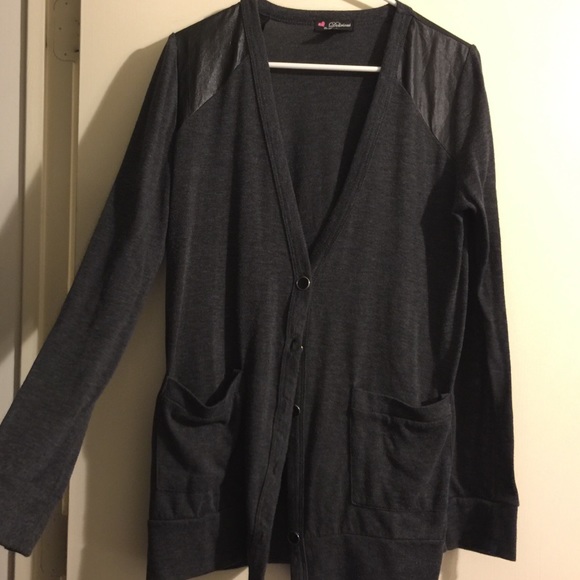 Grey & black Cardigan