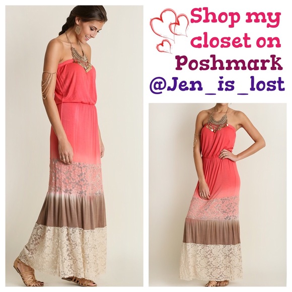 Dresses & Skirts - 🎂 Anniversary Sale 🎂 Dip Dye Maxi Dress