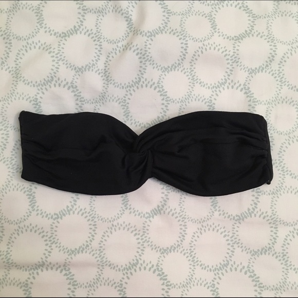 San Lorenzo black bandeau top