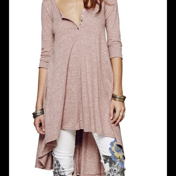 Pink High Low Loose Casual Dress Tunic❤️ - Picture 2 of 2