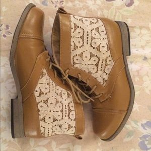 XOXO Booties W/ Lace Sides