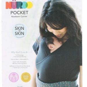 Baby carrier: Nuropocket black short sleeve