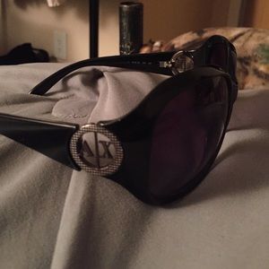 Black Armani exchange sunglasses