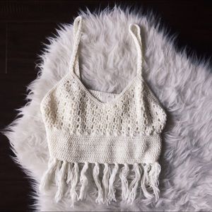Crochet Fringe Top