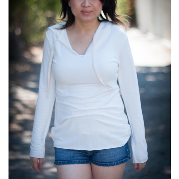 JAX softest long sleeve sweater top - IVORY - Picture 2 of 4