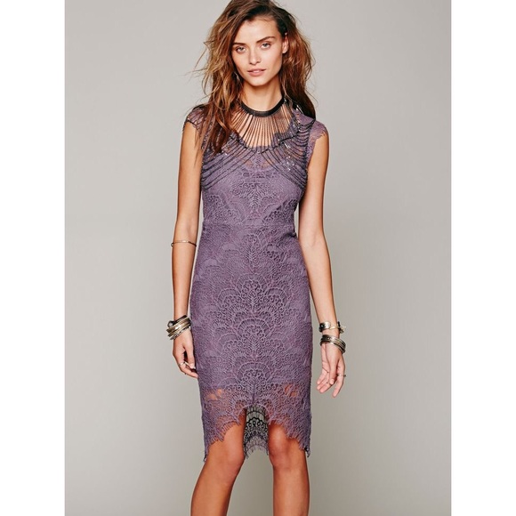 Free People Peekaboo Lace Slip