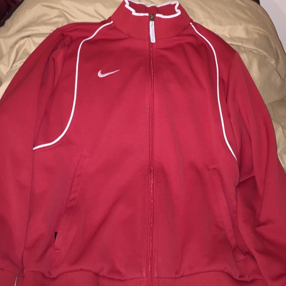 Men's Nike Red Jacket Size Medium Zip up