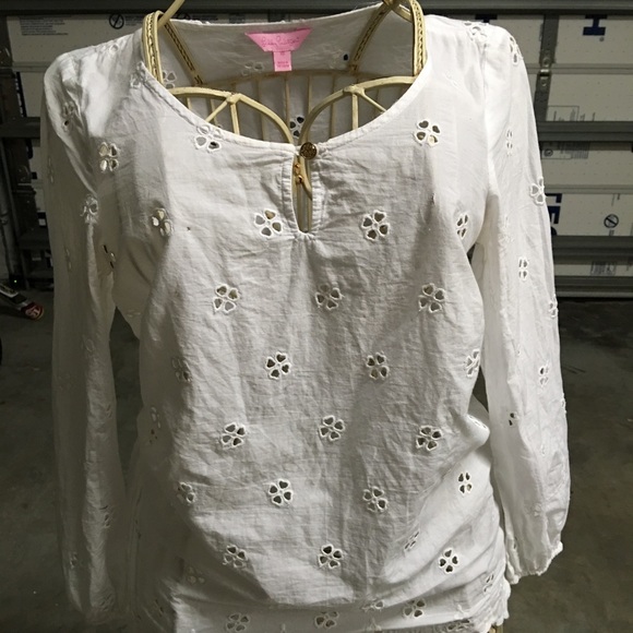 Lily Pulitzer cotton blouse XS