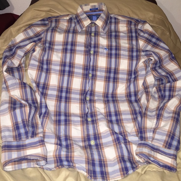 Men's Abercrombie & Fitch Button Down Polo Sz M
