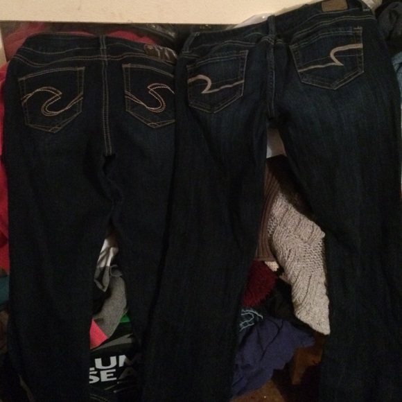 Jeans American eagle size 0 /silver  jeans size26